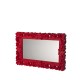 Miroir Neo Baroque Rectangulaire - Mirror of Love M Laqué - Flame Red