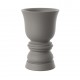 cache pot forme pièce d'échec suave planter 65 cm taupe