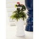 Lot de vase blanc suave planter