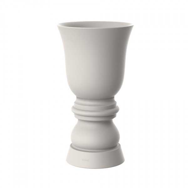 40 inches flower pot chess piece shape ecru