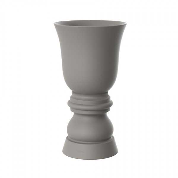 40 inches planter chess piece shape taupe