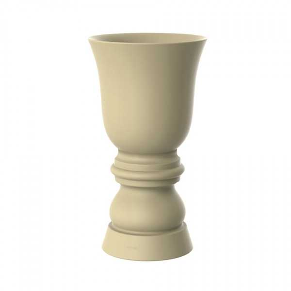 40 inches flower pot chess piece shape beige
