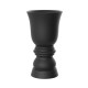 1 metter planter chess piece shape black