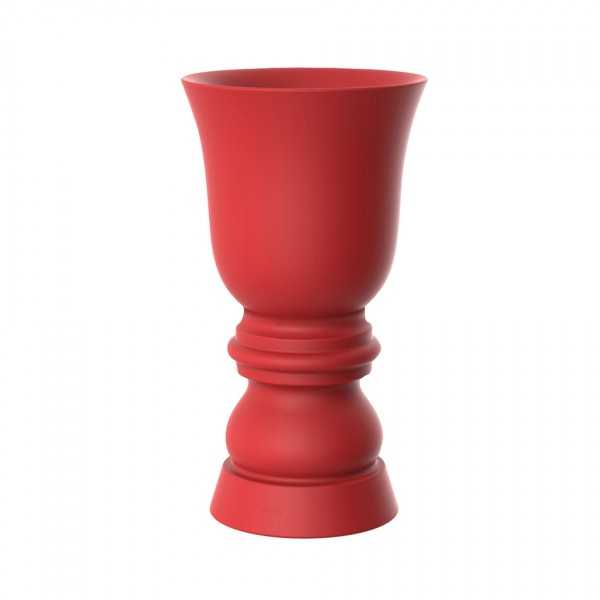 pot large suave planter 100 cm rouge