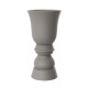 flower pot XL chess piece form suave planter 60 inches taupe