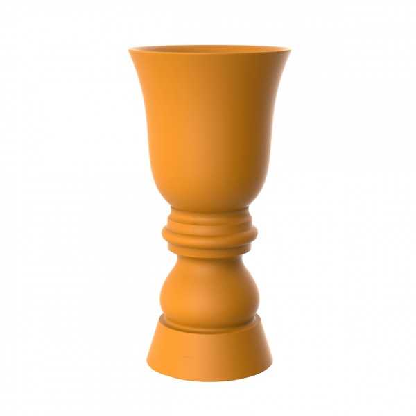 flower pot XXL chess piece form suave planter 60 inches orange