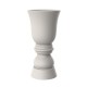 flower pot XXL chess piece form suave planter 60 inches ecru