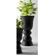 flower pot XL chess piece form suave planter 60 inches black