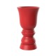 Large Cup Shaped Glossy pot red