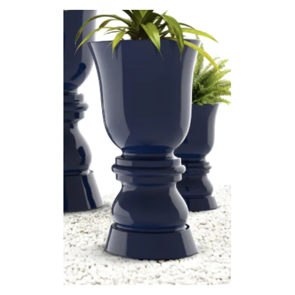 suave planter laqué notte blue