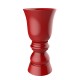 planter laquered XXL chess piece shape suave planter 60 inches red