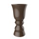 planter laquered XL chess piece form suave planter 60 inches bronze