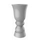planter laquered XL chess piece form suave planter 60 inches steel
