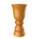 planter laquered XL chess piece form suave planter 60 inches orange