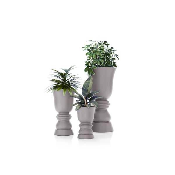 Large Outdoor Illuminated Planter 40 Inches