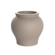 Large Curved Shape Planter taupe