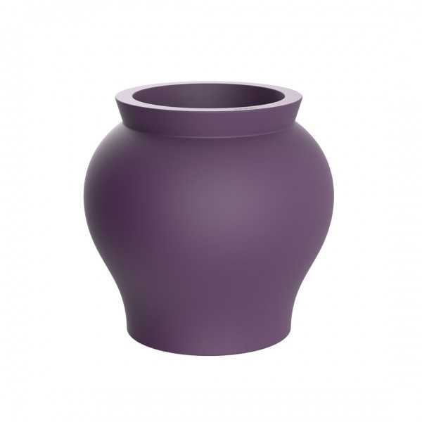 Large Curved Shape Planter plum