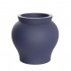 XL Flower Pot Curved Shape blue