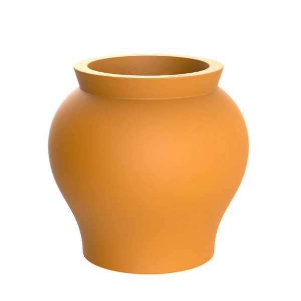 XL Flower Pot Curved Shape orange