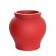 XL Flower Pot Curved Shape red