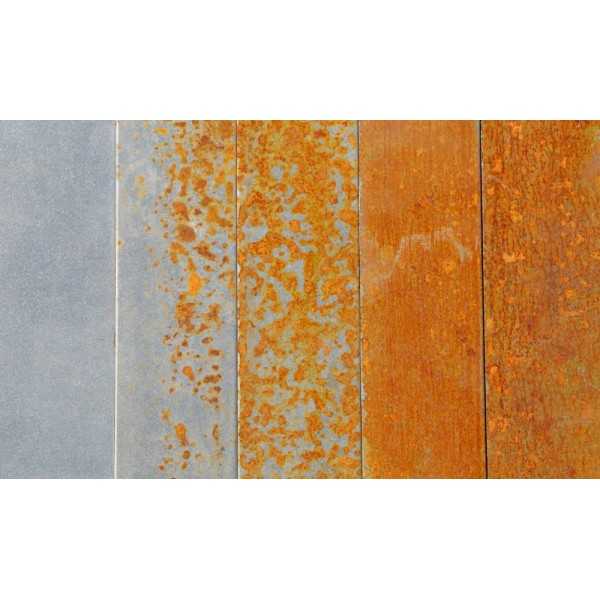 Couleur corten - Brasero Ovale Design Terrasse - ELIPSA 230