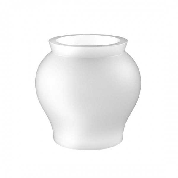 Vase Vernis Courbé blanc