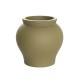 Vase Vernis Courbé khaki