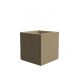 POT GATSBY CUBIC 50 cm - Ribbed Cubic Pot