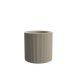 POT GATSBY CYLINDRIQUE 40 cm - Pot Cylindrique Rainuré