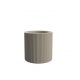 GATSBY CYLINDRICAL POT 40 cm - Ribbed Cylindrical Pot