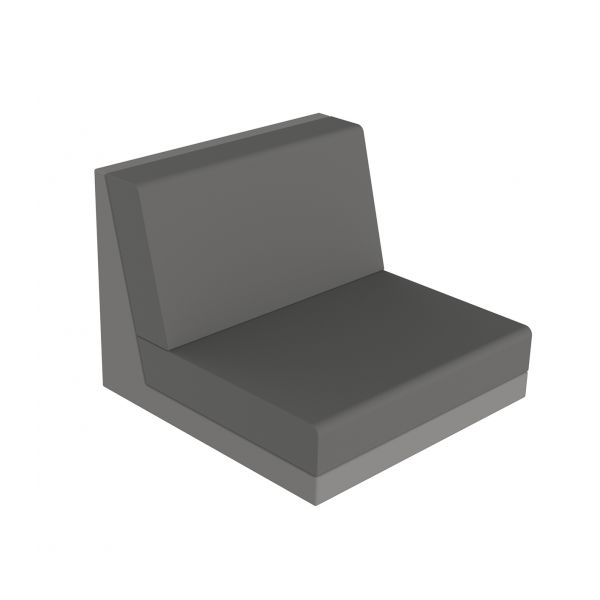 CANAPE PIXEL MODULE WITHOUT ARMCHAIR : Sofa module without armrest