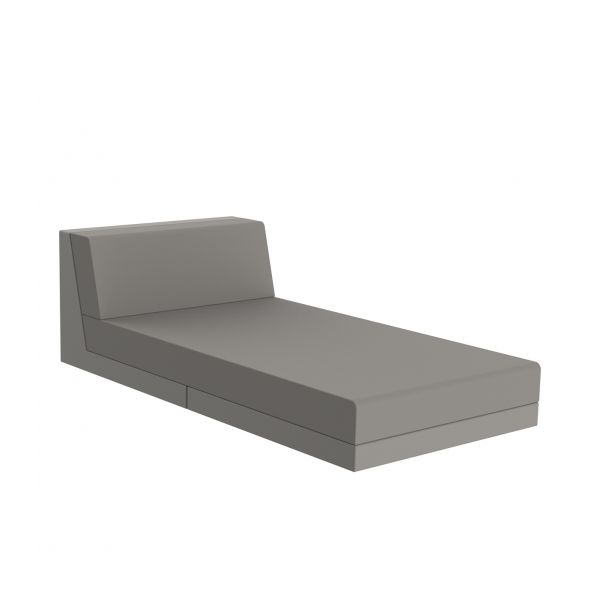 Canapé de Jardin PIXEL MODULE CHAISE LONGUE : Salon de Jardin Modulable