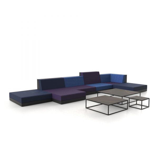 CANAPE PIXEL MODULE WITHOUT RGB ARM : Sofa Module without Lighted Armrest