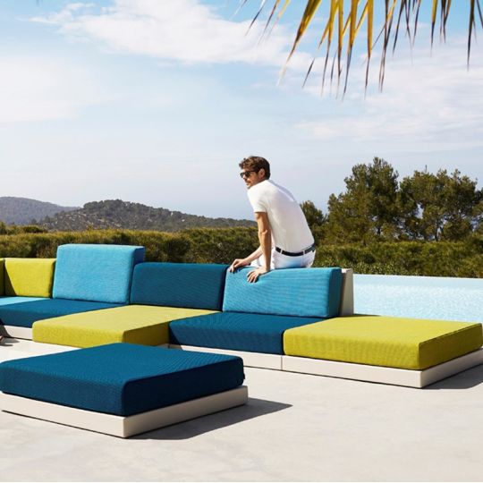 CANAPE PIXEL MODULE WITHOUT RGB ARM : Sofa Module without Lighted Armrest