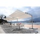 Flexy Freestanding Awning with Silver Structure and Modular Canopies to combine for Outdoor Areas