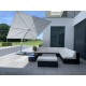 VERSA UX GRIS CLAIR - Square Cantilever Umbrella