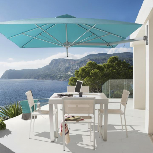 Parasol de balcon inclinable Carré 190 x 190 Umbrosa