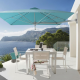 Parasol de balcon inclinable Carré 190 x 190 Umbrosa