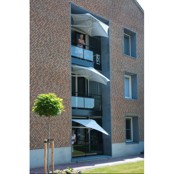 Parasol hexagonal inclinable pour balcon PARAFLEX 270 Umbrosa