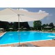 INFINA garden round umbrella with central pole 300cm UMBROSA