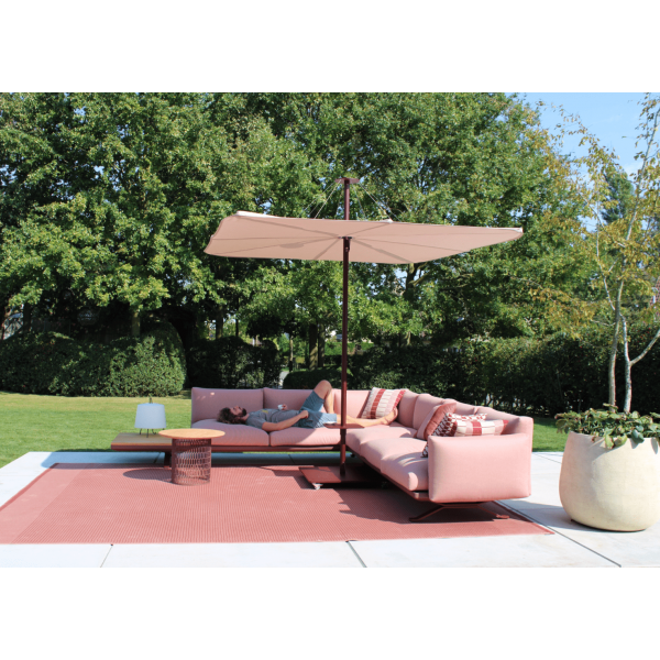 Infina garden parasol squared 250 x 250 Umbrosa