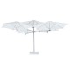 PARAFLEX MULTI 380 x 380 - Parasol Quatre Toiles Carrées Grande Taille Haut de Gamme