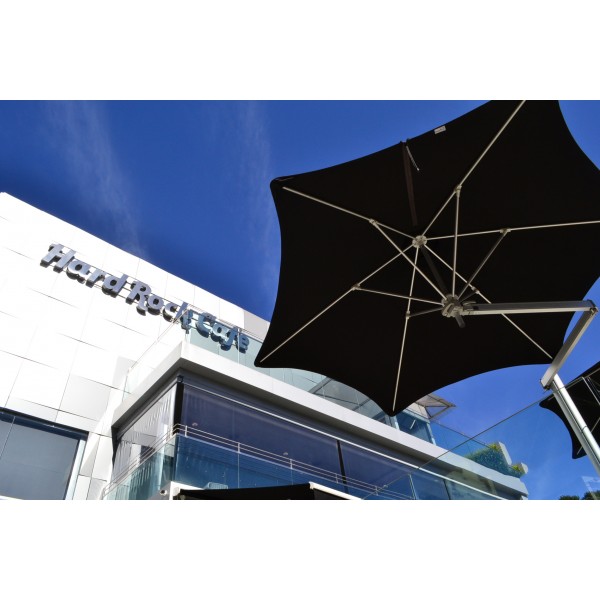 Central Mat Design Umbrella With Four Hexagonal Canopies Umbrosa PARAFLEX MULTI 540 x 540