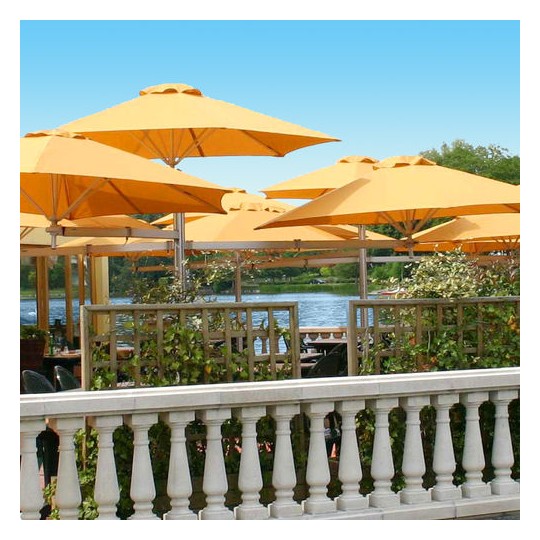 Multi Flex parasol 600 x 600 cm Umbrosa - 4 canopy umbrella with a central pole