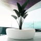 VASES ISLAND LACQUERED - Bench With Integrated Planter