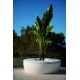 Benche with Integrated Planter - Round Street Furniture - 100% Recyclable - VASES ISLAND Vondom
