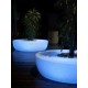 VASES ISLAND LED WHITE Vondom - Jardinière LED Ronde Avec Banc