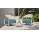 Chaise LOUNGE AFRICA Fauteuil Extérieur Haut de Gamme Vondom