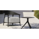 High End Outdoor Soft Chair With Metallic Armrests - Waterproof fabrics - AFRICA LOUNGE - Vondom