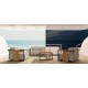 Soft Sofa With Metallic Armrests For Garden, Terrace, Hotel TULUM Sofa Vondom